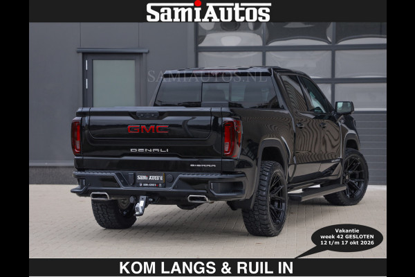 GMC Sierra BLACK OPS DENALI 6.2 V8 426PK Full Option | €84950,- excl | De Meest Luxe Pick-Up in zijn Klasse | Comfortabele Dubbele Cabine met Royale 5 Zitplaatsen | BPM vrij | Nu Leverbaar uit Voorraad | Voorraad Nr 1539  | De specialist in Amerikaanse pick‑ups in Nederland en Europa.