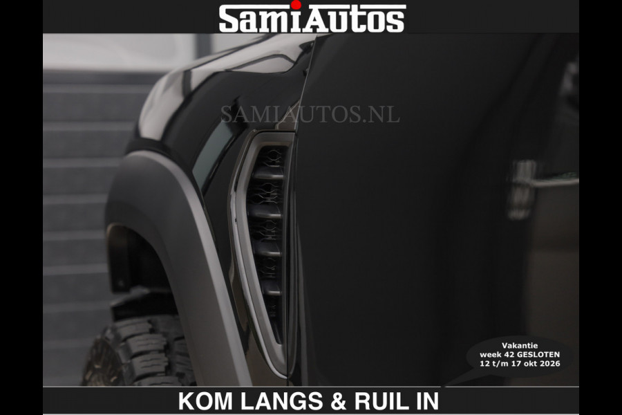 Dodge Ram TRX HELLCAT | 6.2 V8 712PK SUPERCHARGER | € 129.50 excl | RODE STIKSELS | FULLY LOADED | CARBON | CREW CAB | DUBBELE CABINE | 5 PERSOONS | De specialist in Amerikaanse pick‑ups in Nederland en Europa.
