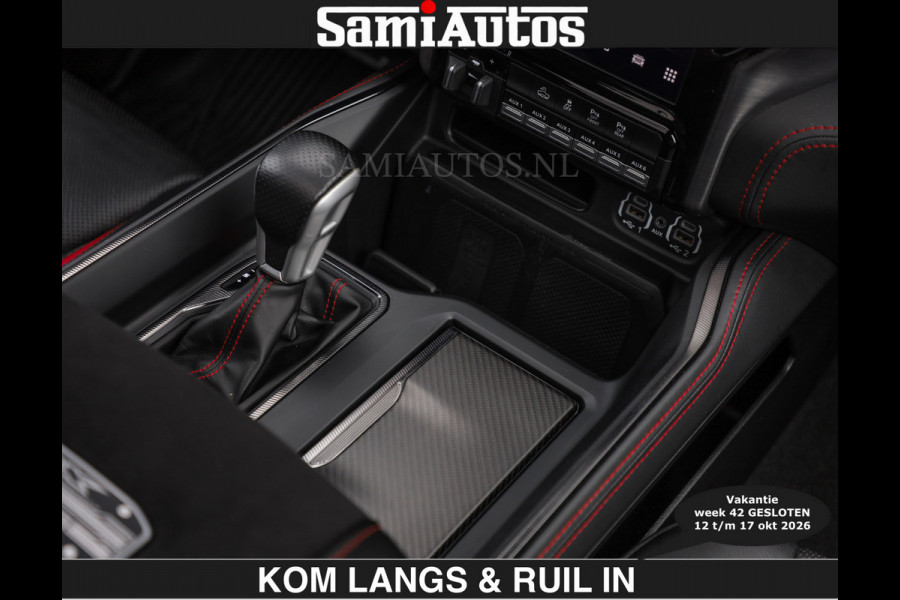 Dodge Ram TRX HELLCAT | 6.2 V8 712PK SUPERCHARGER | € 129.50 excl | RODE STIKSELS | FULLY LOADED | CARBON | CREW CAB | DUBBELE CABINE | 5 PERSOONS | De specialist in Amerikaanse pick‑ups in Nederland en Europa.