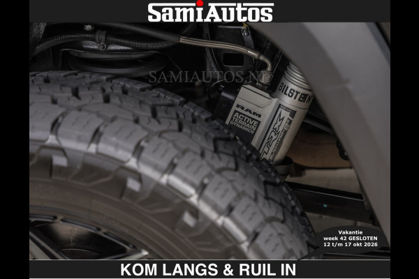 Dodge Ram TRX HELLCAT | 6.2 V8 712PK SUPERCHARGER | € 129.50 excl | RODE STIKSELS | FULLY LOADED | CARBON | CREW CAB | DUBBELE CABINE | 5 PERSOONS | De specialist in Amerikaanse pick‑ups in Nederland en Europa.