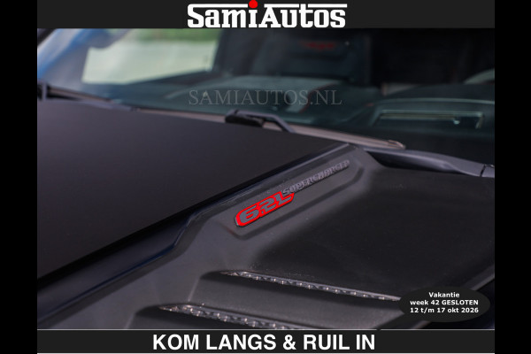 Dodge Ram TRX HELLCAT | 6.2 V8 712PK SUPERCHARGER | € 129.50 excl | RODE STIKSELS | FULLY LOADED | CARBON | CREW CAB | DUBBELE CABINE | 5 PERSOONS | De specialist in Amerikaanse pick‑ups in Nederland en Europa.