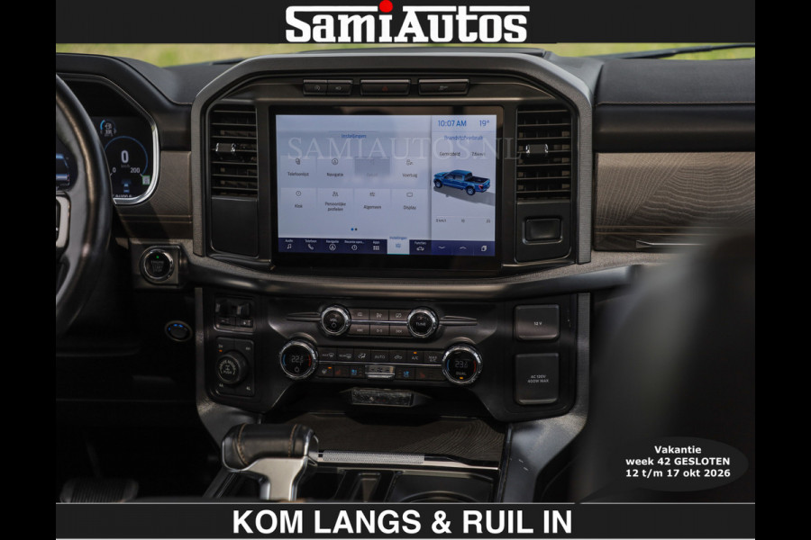 Ford USA F-150 PLATINUM | MASSAGE | PANO | €49950,- excl | GROOTSCHERM | COMFORT STOELEN | ADAPTIVE CRUISE | DC | DUBBELE CABINE | FACELIFT MODEL | GROOT SCHERM | 5 PERSOONS | DC | DASH CAM | MASSAGE | | De specialist in Amerikaanse pick‑ups in Nederland en Europa.