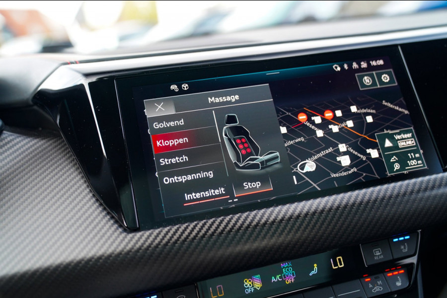 Audi e-tron GT RS 93 kWh | Carbon | B&O 3D | Massage | SOH 91% | HUD | BTW | ACC | 360cam | Stoelkoeling | DriveSelect | Sunroof |