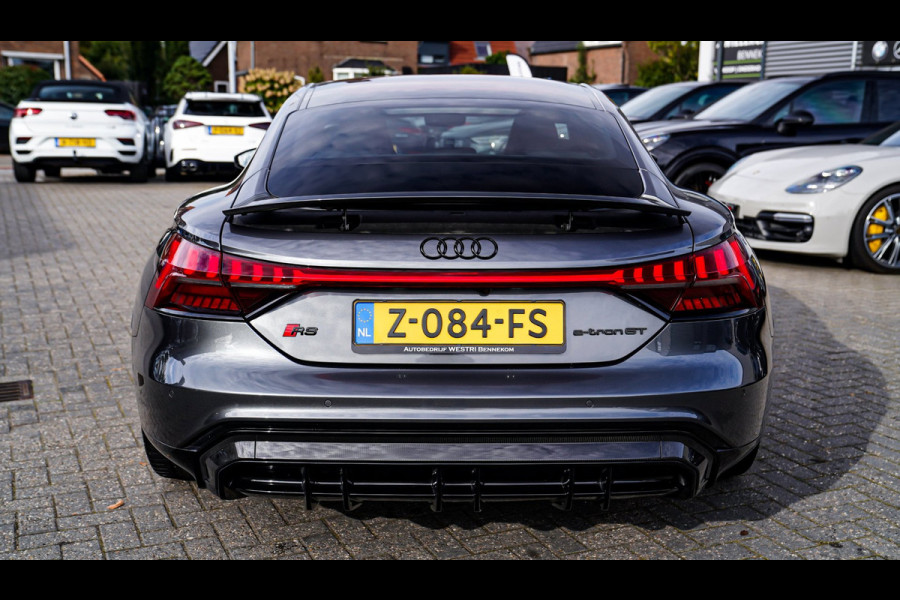 Audi e-tron GT RS 93 kWh | Carbon | B&O 3D | Massage | SOH 91% | HUD | BTW | ACC | 360cam | Stoelkoeling | DriveSelect | Sunroof |