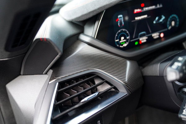 Audi e-tron GT RS 93 kWh | Carbon | B&O 3D | Massage | SOH 91% | HUD | BTW | ACC | 360cam | Stoelkoeling | DriveSelect | Sunroof |