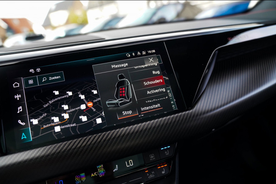 Audi e-tron GT RS 93 kWh | Carbon | B&O 3D | Massage | SOH 91% | HUD | BTW | ACC | 360cam | Stoelkoeling | DriveSelect | Sunroof |