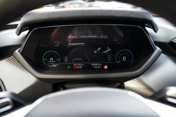 Audi e-tron GT RS 93 kWh | Carbon | B&O 3D | Massage | SOH 91% | HUD | BTW | ACC | 360cam | Stoelkoeling | DriveSelect | Sunroof |