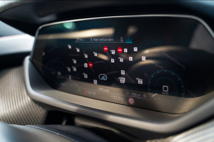 Audi e-tron GT RS 93 kWh | Carbon | B&O 3D | Massage | SOH 91% | HUD | BTW | ACC | 360cam | Stoelkoeling | DriveSelect | Sunroof |