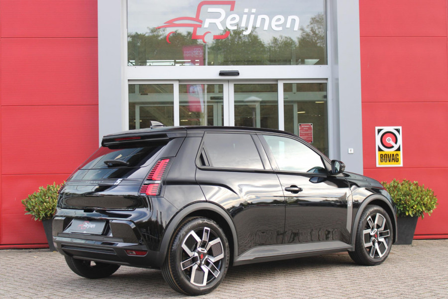 Renault 5 COMFORT RANGE TECHNO 150PK 52 kWh *NIEUWE AUTO!* | PACK WINTER TECHNO: (ELEKTRISCH VERWARMBARE VOORSTOELEN, ELEKTRISCH VERWARMBAAR STUURWIEL, BESTUUDERSSTOEL MET ELEKTRSCH VERSTELBARE LENDESTEUN, IN HOOGTE VERSTELBARE PASSAGIERSSTOEL) | LICHTMETALEN VELGEN 18" | ADAPTIVE CRUISE CONTROL | FULL LED KOPLAMPEN MET FRANSE VLAG | ELEKTRTISCH INKLABARE EN VERWARMBARE BUITENSPIEGELS | ACHTERUITRIJ CAMERA | SFEER VERLICHTING | GOOGLE MAPS NAVIGATIE | DRAADLOZE TELEFOONLADER | PRIVACY GLASS | 100KW SNELLAAD FUNCTIE | DRAADLOZE APPLE CARPLAY/ANDROID AUTO | DAB+ RADIO | SFEER VERL