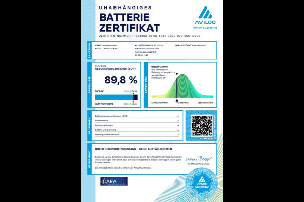 Mercedes-Benz eVito Lang 41 kWh Airco SOH 89,8% 10-2021