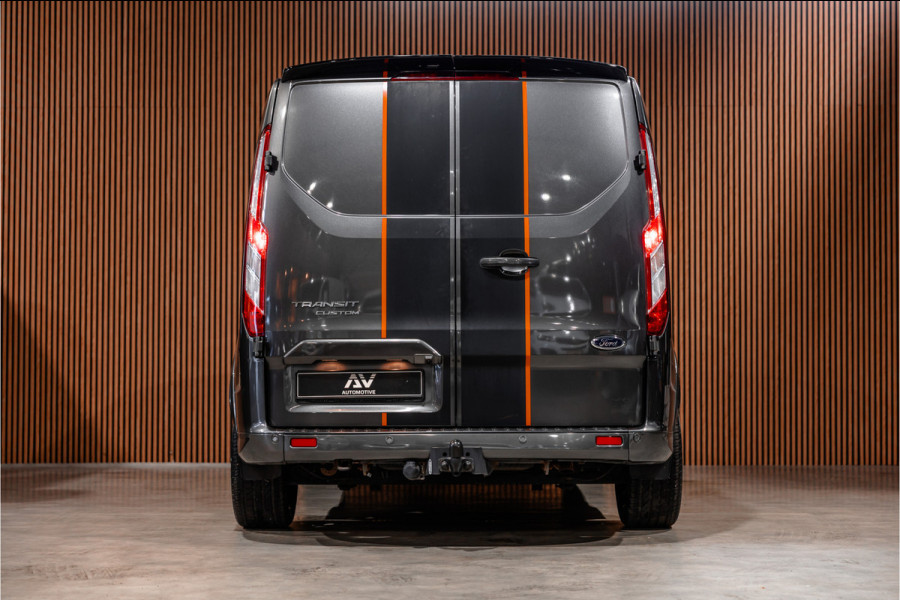 Ford Transit Custom 320 2.0 TDCI 185 PK L2H1 Sport | L+R Schuifdeur | ACC | Elek stoelen | Standkachel | CarPlay | Camera | Navigatie | Trekhaak | Inrichting | Nieuwe APK