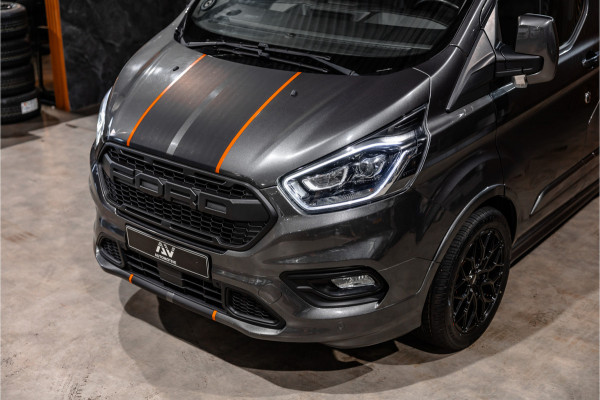 Ford Transit Custom 320 2.0 TDCI 185 PK L2H1 Sport | L+R Schuifdeur | ACC | Elek stoelen | Standkachel | CarPlay | Camera | Navigatie | Trekhaak | Inrichting | Nieuwe APK