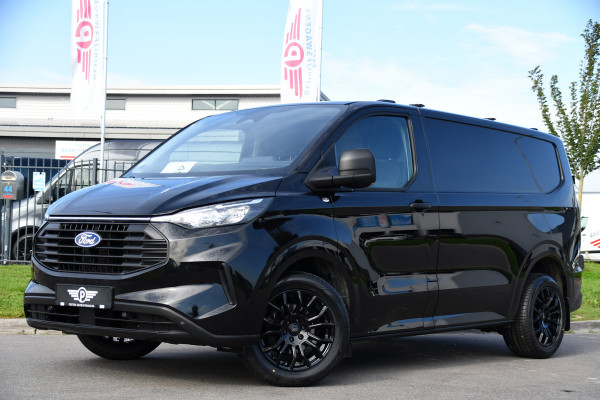 Ford Transit Custom 300 2.0 TDCI L1H1 Black Edition Cruise, Camera, Carplay, LED, 136pk, Automaat, NAVI, Airco, Multimedia, Uniek!
