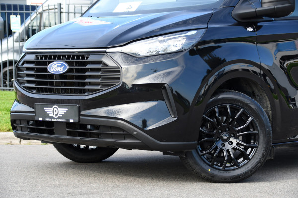 Ford Transit Custom 300 2.0 TDCI L1H1 Black Edition Cruise, Camera, Carplay, LED, 136pk, Automaat, NAVI, Airco, Multimedia, Uniek!
