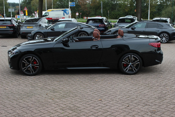 BMW 4 Serie Cabrio 430i xDrive M Sport Pro / Trekhaak / 360Camera / Individual Leder / Head-up / 18'' / Nekverwarming / Harman Kardon / Windscherm / Stuur+Stoelverwarming / Dodehoek / DAB / Cruise Control