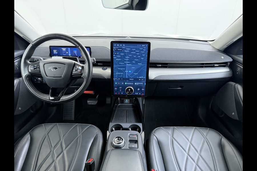 Ford Mustang Mach-E RWD 75kWh SOH 95% Adap.Cruise B&O®-Hifi Leder+Memory Trekhaak Stoel+Stuurverwarming Elek.Stoelen Navi Pdc Keyless Android Auto Apple Carplay Elek.Achterklep Lmv 18" DAB Bluetooth Led 1e Eigenaar Dealeronderhouden Origineel Nederlandse Auto