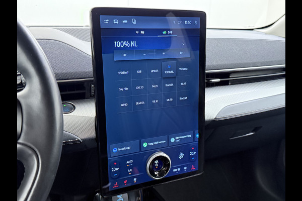 Ford Mustang Mach-E RWD 75kWh SOH 95% Adap.Cruise B&O®-Hifi Leder+Memory Trekhaak Stoel+Stuurverwarming Elek.Stoelen Navi Pdc Keyless Android Auto Apple Carplay Elek.Achterklep Lmv 18" DAB Bluetooth Led 1e Eigenaar Dealeronderhouden Origineel Nederlandse Auto