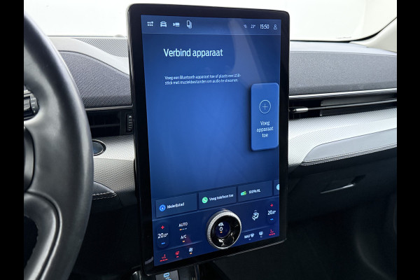 Ford Mustang Mach-E RWD 75kWh SOH 95% Adap.Cruise B&O®-Hifi Leder+Memory Trekhaak Stoel+Stuurverwarming Elek.Stoelen Navi Pdc Keyless Android Auto Apple Carplay Elek.Achterklep Lmv 18" DAB Bluetooth Led 1e Eigenaar Dealeronderhouden Origineel Nederlandse Auto