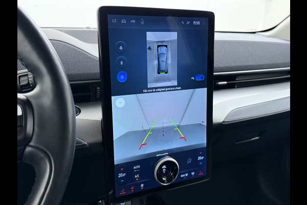 Ford Mustang Mach-E RWD 75kWh SOH 95% Adap.Cruise B&O®-Hifi Leder+Memory Trekhaak Stoel+Stuurverwarming Elek.Stoelen Navi Pdc Keyless Android Auto Apple Carplay Elek.Achterklep Lmv 18" DAB Bluetooth Led 1e Eigenaar Dealeronderhouden Origineel Nederlandse Auto