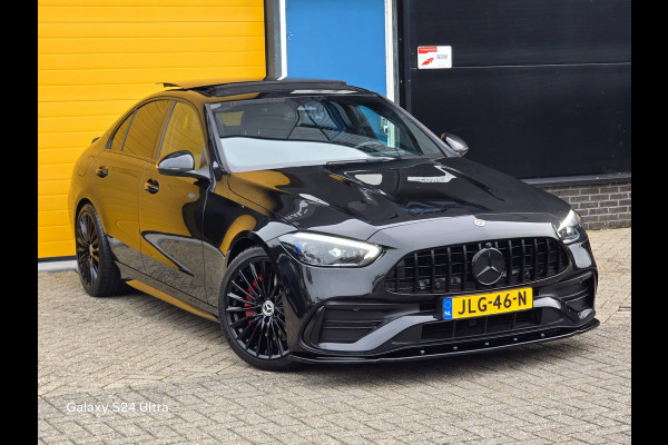 Mercedes-Benz C-Klasse 180 AMG Line / Aut /Head Up / Leder / Burmester / 360 Camera / Burmester / Memory / Open Panoramadak