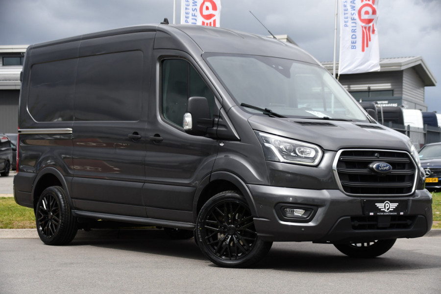 Ford Transit 350 2.0 TDCI L2H2 Limited PB Edition Cruise, Camera, Carplay, Xenon, 185pk, Multimedia, Automaat, Trekhaak, Betimmering, Uniek!