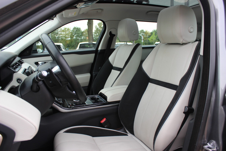 Land Rover Range Rover Velar 2.0 I4 Turbo AWD HSE / Trekhaak / Panoramadak / Camera / Keyless / Leder / 20'' / CarPlay / Matrix LED / Stoelverwarming / DAB / Dodehoek / Cruise Control