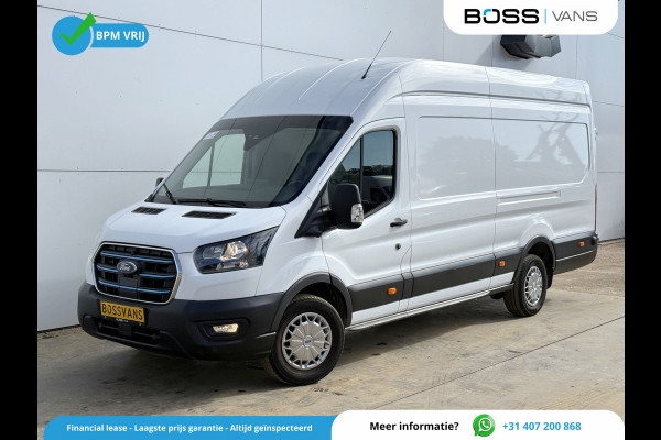 Ford E-Transit 68kWh 184PK L4H3 316km WLTP BEV Snelladen Carplay Climate control Parkeersensoren v+a Stoelverwarming