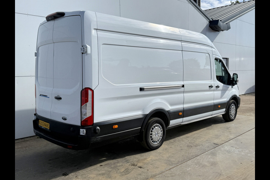 Ford E-Transit 68kWh 184PK L4H3 316km WLTP BEV Snelladen Carplay Climate control Parkeersensoren v+a Stoelverwarming