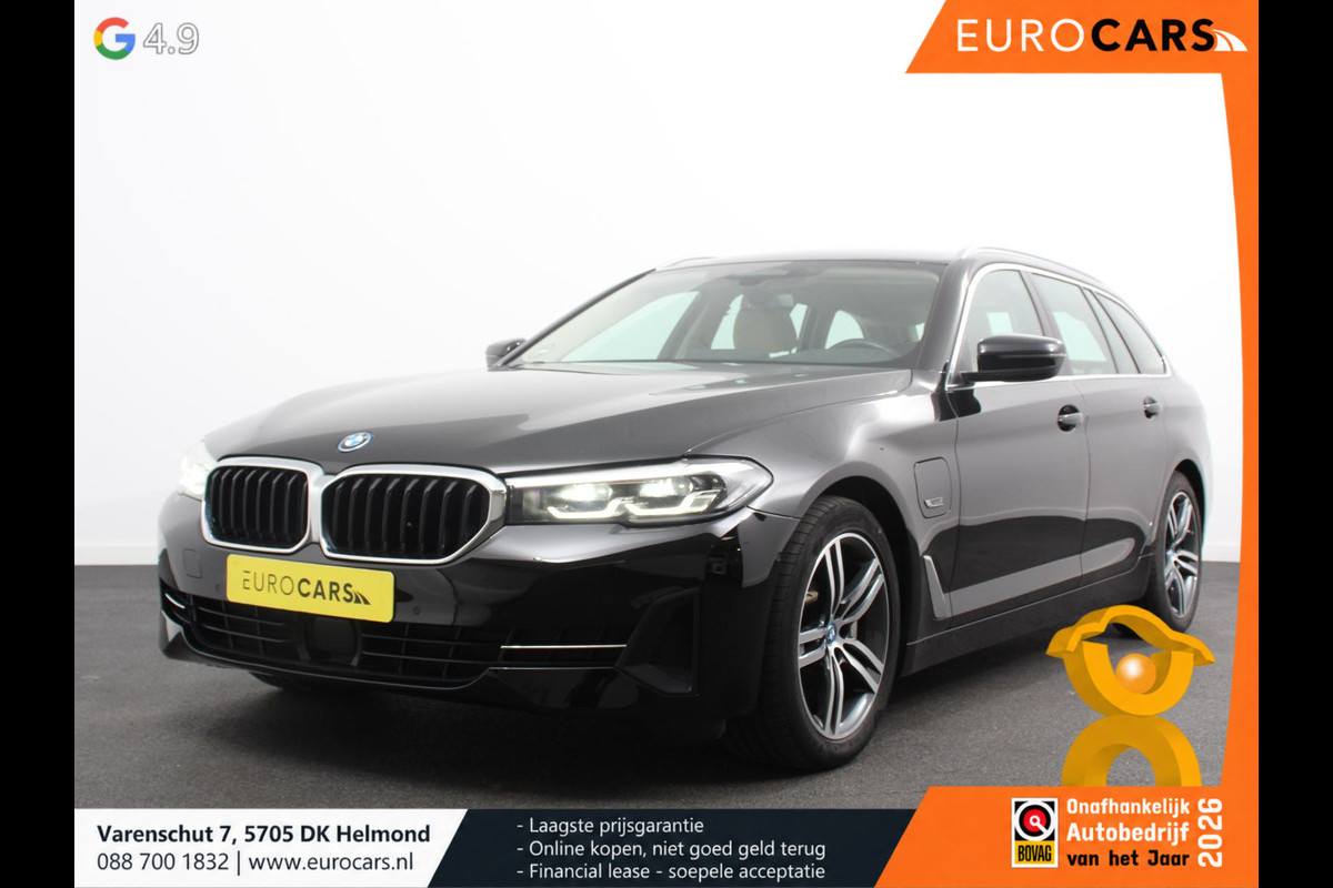 BMW 5 Serie Touring 530e Executive Cimate control Adaptieve cruise control Navigatie Apple Carplay/ Android Auto Parkeersensoren Camera Lichtmetalen velgen Led