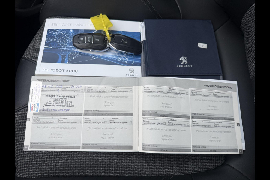 Peugeot 5008 1.2 PureTech Allure 7-Zits|2e Eigenaar|Navi|Camera|D-riem vv in 2024|Cliam|Cruise|i-Cockpit|Carplay|N.A.P|APK tot 08-2027