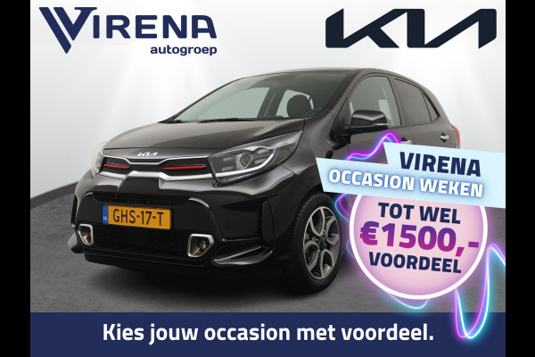 Kia Picanto 1.0 DPi GT-Line Airco - Apple Carlpay/Android Auto - Cruise Control - Climate Control - Navigatie - Achteruitrijcamera - Fabrieksgarantie tot 08-2031