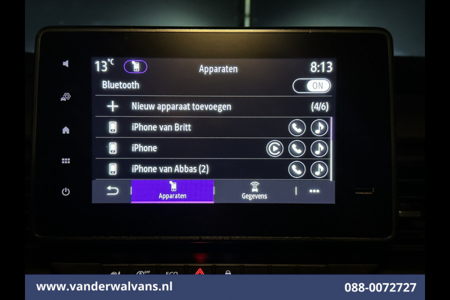 Renault Trafic 2.0 dCi 131pk L2H1 Euro6 Airco | Navigatie | LED | Apple Carplay | Cruisecontrol | Parkeersensoren 2500kg trekvermogen, Bijrijdersbank