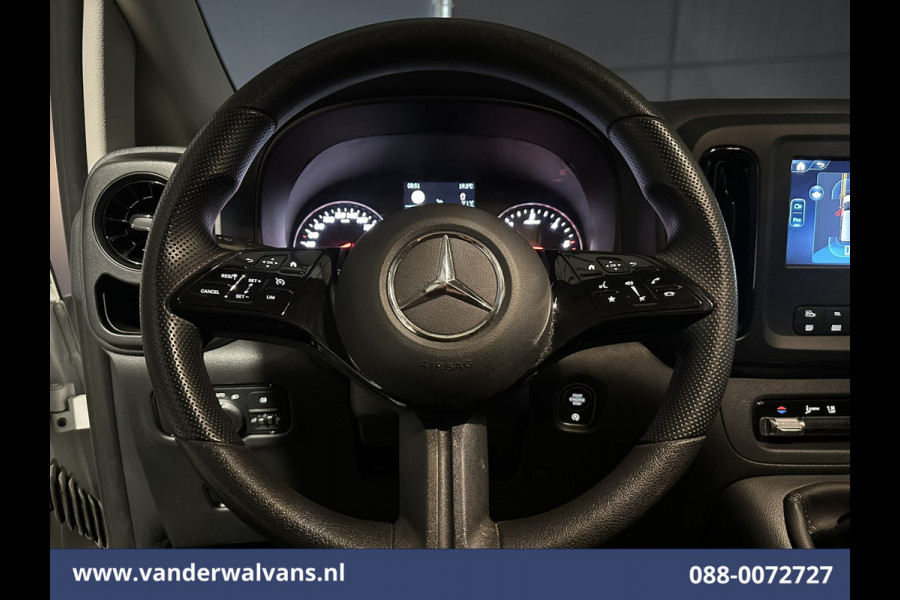 Mercedes-Benz Vito 116 CDI 164pk 2025 Model L2H1 Euro6 Airco | Camera | Navigatie | Cruisecontrol | Stoelverwarming Parkeersensoren, Bijrijdersbank