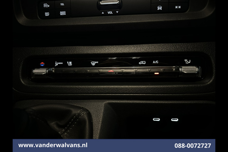 Mercedes-Benz Vito 116 CDI 164pk 2025 Model L2H1 Euro6 Airco | Camera | Navigatie | Cruisecontrol | Stoelverwarming Parkeersensoren, Bijrijdersbank