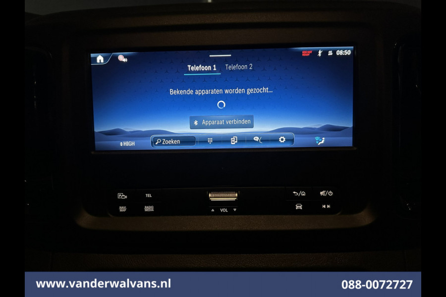 Mercedes-Benz Vito 116 CDI 164pk 2025 Model L2H1 Euro6 Airco | Camera | Navigatie | Cruisecontrol | Stoelverwarming Parkeersensoren, Bijrijdersbank