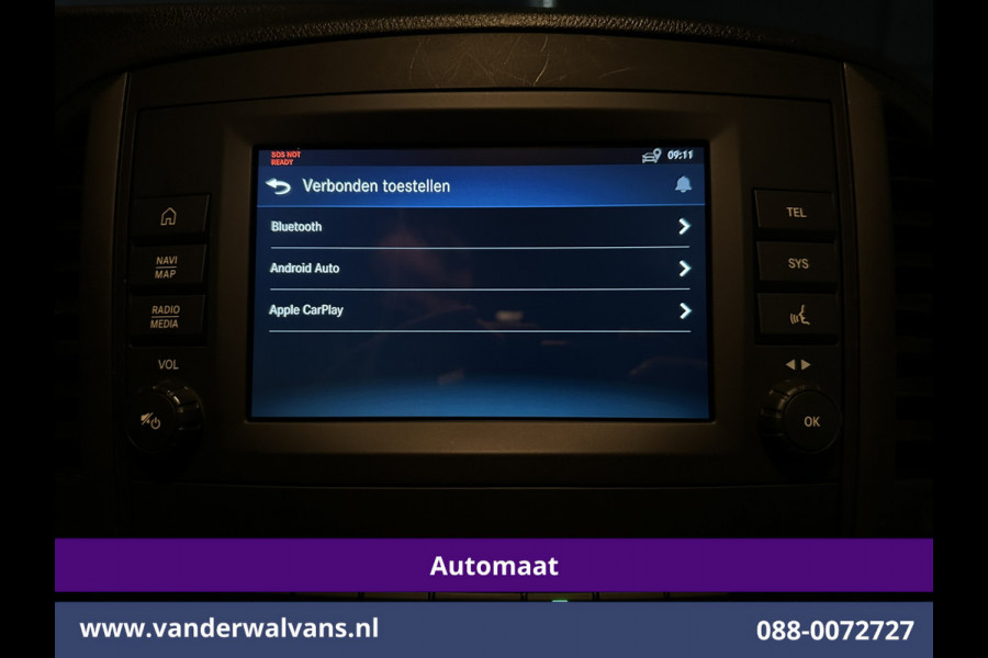 Mercedes-Benz Vito 116 CDI 164pk 9G-Tronic Automaat L3H1 Euro6 Airco | Camera | Navigatie | Cruisecontrol | Apple Carplay Android Auto, Stoelverwarming, Parkeersensoren, Bijrijdersbank