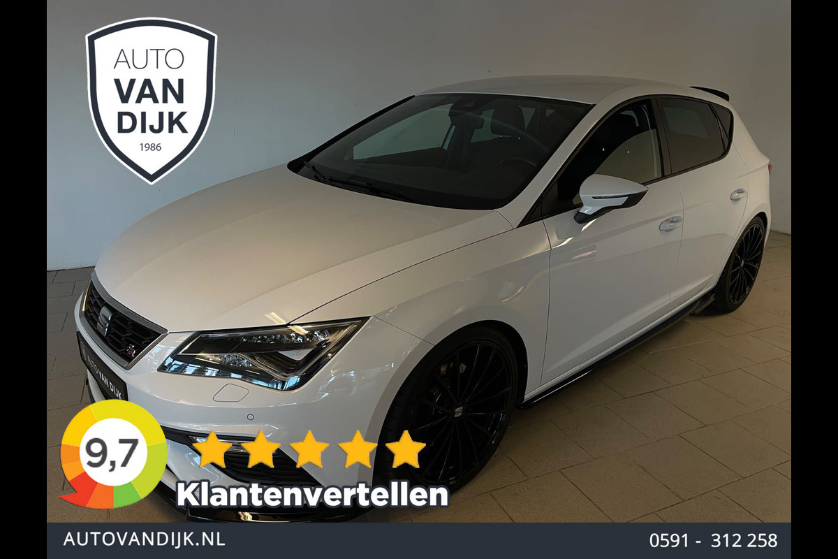 Seat Leon 2.0 TSI FR 190PK DSG AUTOMAAT AIRCO NAVI CRUISE CAM VIRT COCKPIT STOELV MAXTON SPOILERS 19INCH VELG PDC LED NIEUWSTAAT