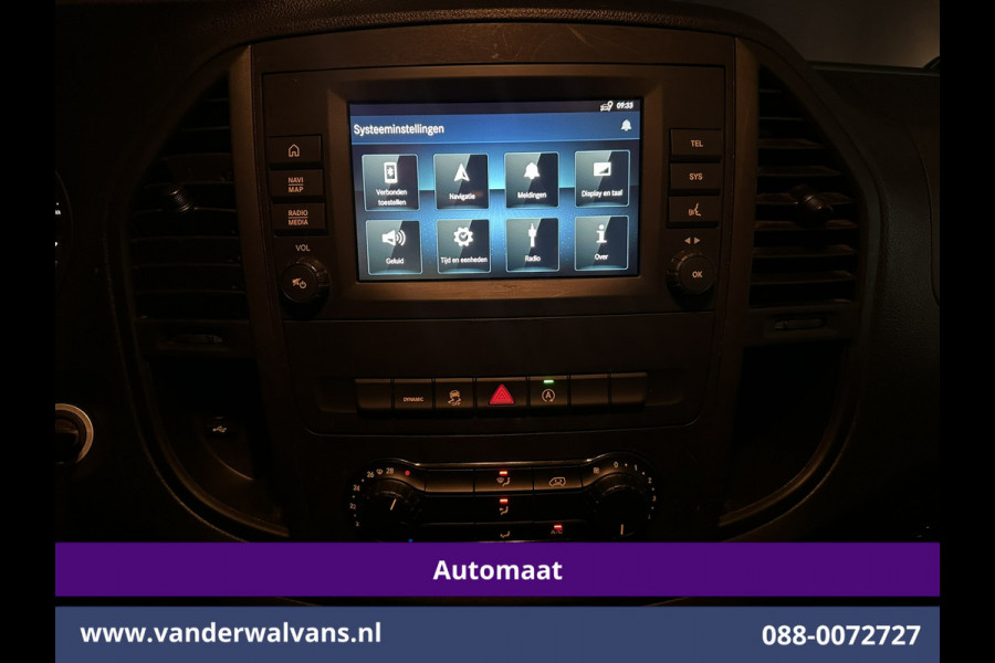 Mercedes-Benz Vito 116 CDI 164pk 9G-Tronic Automaat L3H1 Euro6 Airco | Camera | Navigatie | Cruisecontrol | Apple Carplay Android Auto, Stoelverwarming, Parkeersensoren, Bijrijdersbank