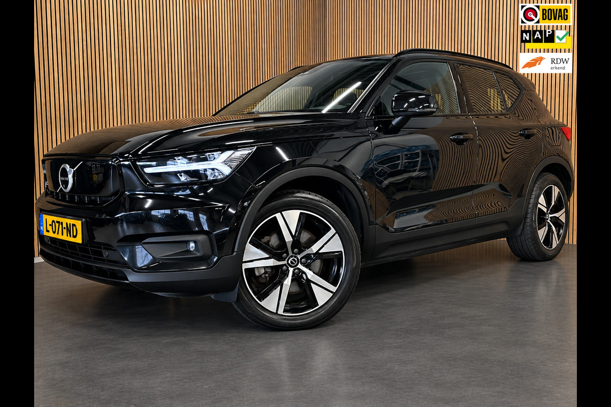 Volvo XC40 Recharge P8 AWD R-Design|90%SOH|ACC|PANO|360+V+A-CAMERA|CARPLAY|ANDROID|STOEL+STUURVERW|ELEK.KLEP|NL|NAP|INCL.BTW|1 EIG