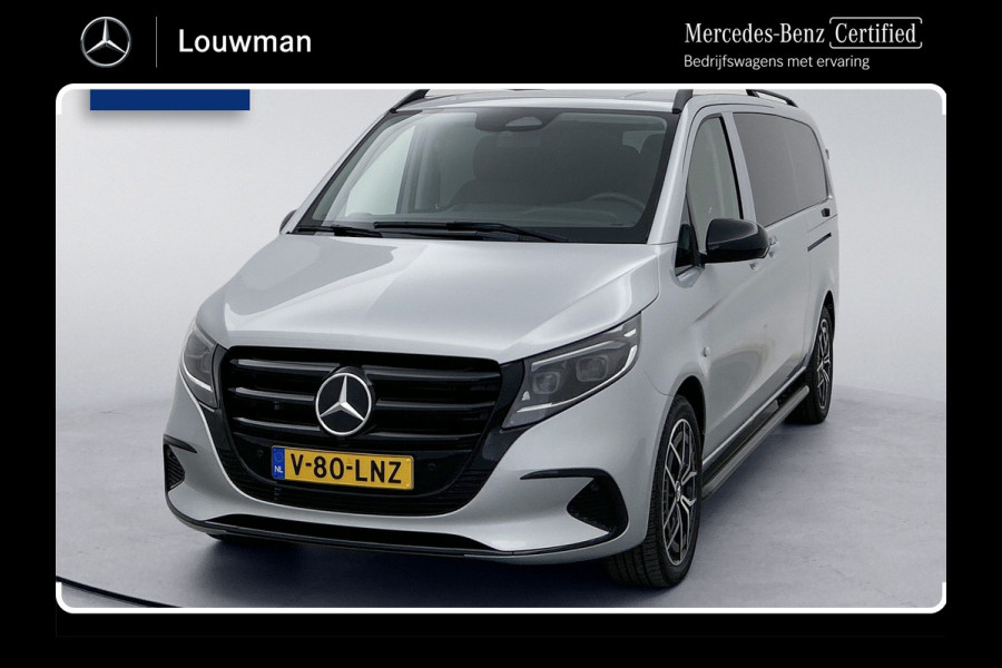 Mercedes-Benz Vito 119 CDI Pro DC Extra lang 19 Inch Lichtmetaal Dubbele cabine Sidebars Dubbele Schuifdeur Multibeam LED Trekhaak Achteruitrijcame