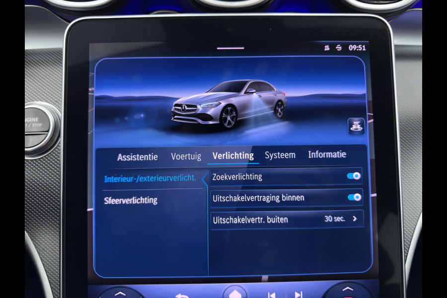 Mercedes-Benz C-Klasse 300 e Luxury Line (Plug-in) (3-Fase-11kW) (INCL-BTW)  Aut. *FULL-LED | AMBIENT-LIGHT | WIDESCREEN-COCKPIT | COMFORTSEATS | ADAPTIVE-CRUISE | CAMERA | NAVI-FULLMAP | SHIFTPADDLES | DAB | 17''ALU*