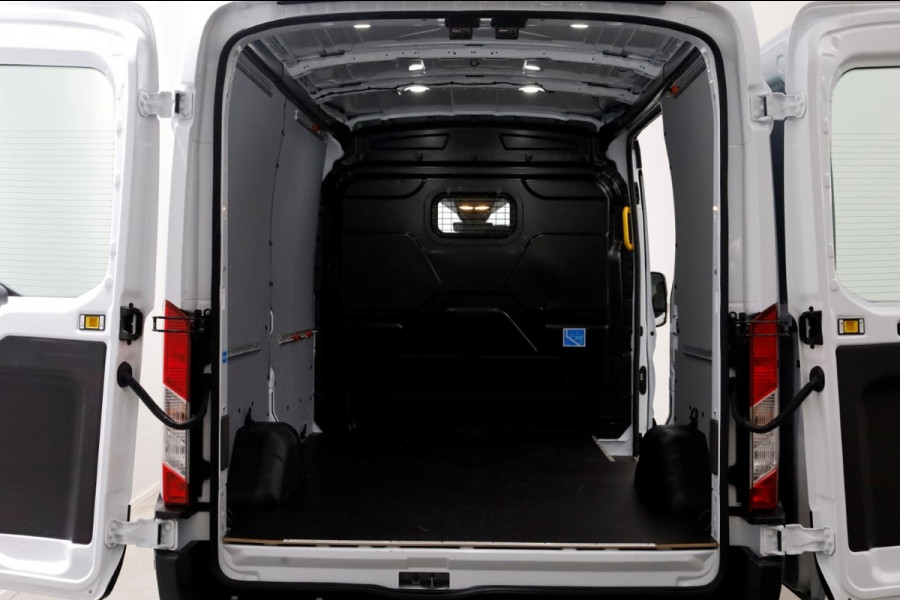 Ford E-Transit 350 L2H2 68 kWh 269pk Trend 100% Elektrisch LED/ACC/Snellader 115kW SOH 98,1% 04-2024