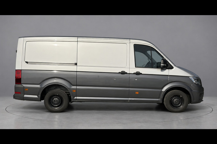 Volkswagen Crafter 35 2.0 TDI L3H2 PB Edition Adaptieve Cruise, Camera, Carplay, LED, Stoelverwarming, 177pk, Automaat, Multimedia,  Voorruit verwarming, Uniek!