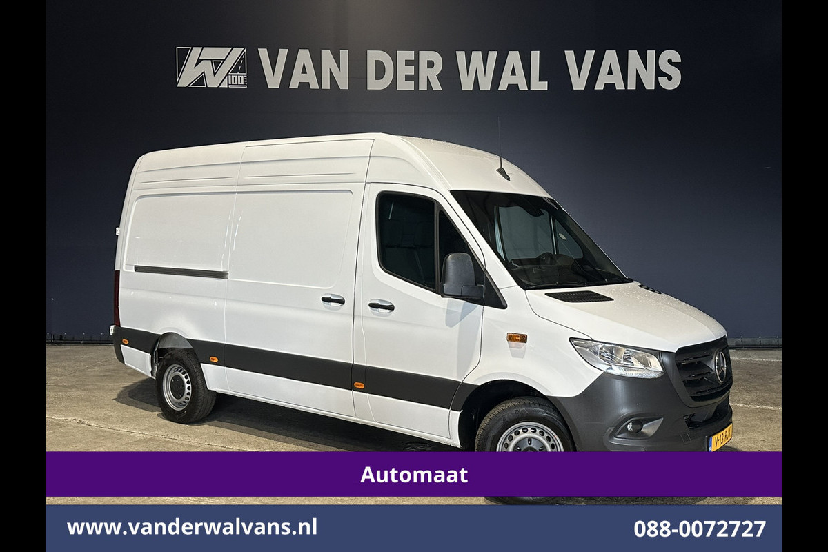 Mercedes-Benz Sprinter 317 CDI 170pk 9G-Tronic Automaat L2H2 Euro6 Airco | Camera | Navigatie | Cruisecontrol | Stoelverwarming Chauffeursstoel, Bijrijdersbank