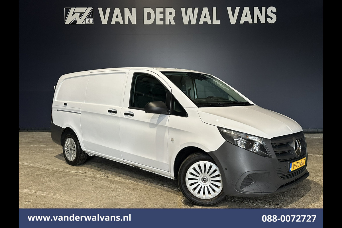 Mercedes-Benz Vito 116 CDI 164pk L2H1 Euro6 Airco | Camera | Navigatie | Cruisecontrol | Stoelverwarming Parkeersensoren, Bijrijdersbank