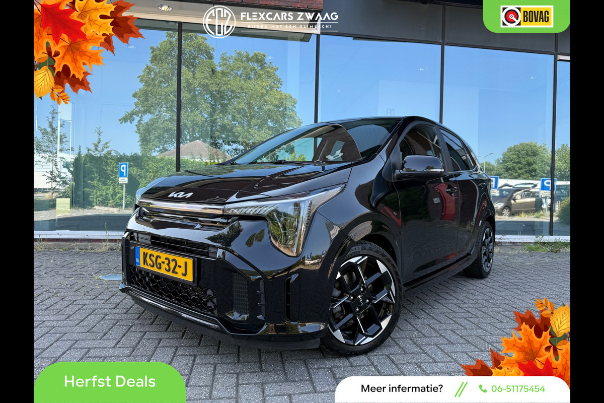 Kia Picanto 1.2 GT-Line - Automaat - Navi - Camera - Parkeerhulp - Virt.Cockpit - Leder