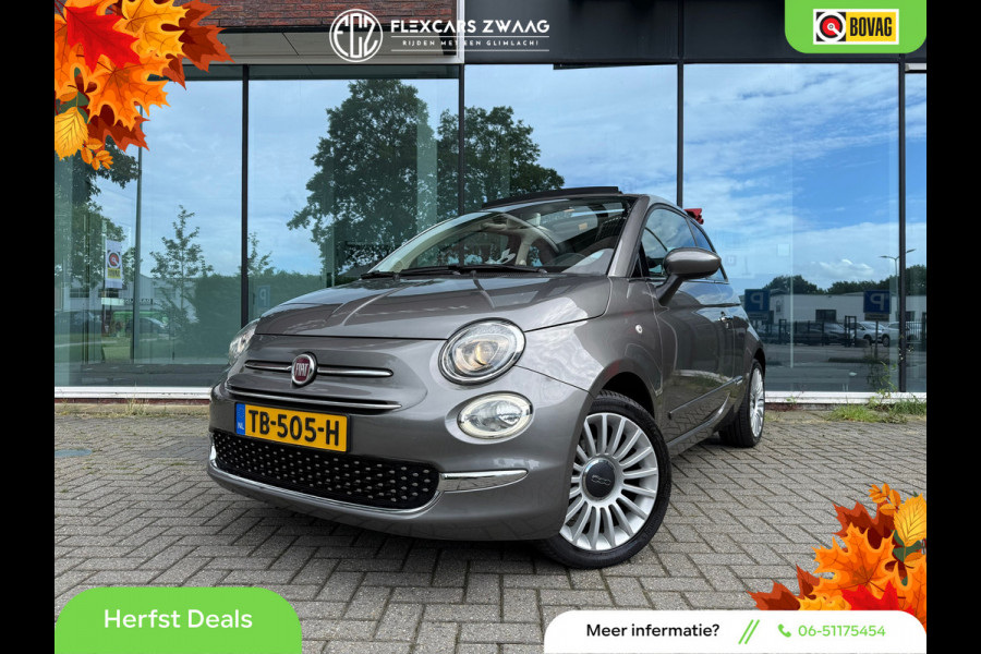 Fiat 500C 0.9 TwinAir Turbo Lounge - Automaat - Cruise - Navi - Climate - Org.NL
