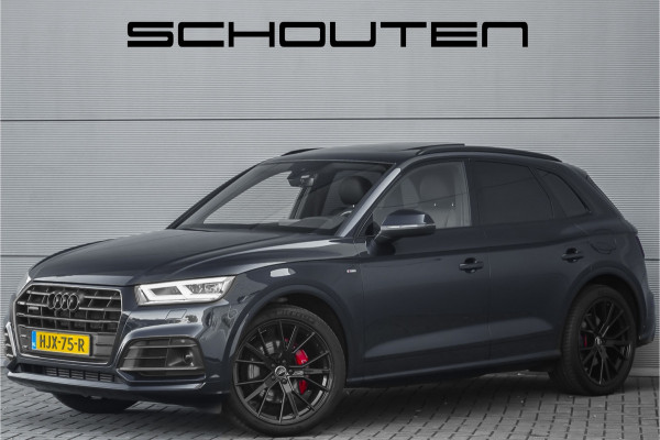Audi Q5 55 TFSI e Quattro Competition S Pano Leder Luchtv ACC Zwart Optiek Massage Trekhaak