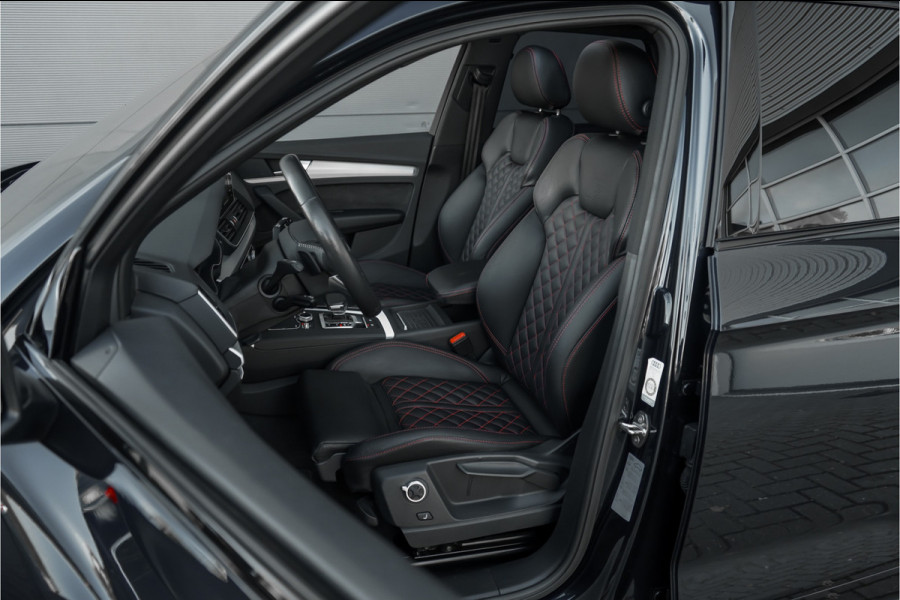 Audi Q5 55 TFSI e Quattro Competition S Pano Leder Luchtv ACC Zwart Optiek Massage Trekhaak