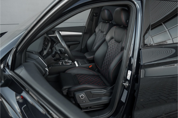 Audi Q5 55 TFSI e Quattro Competition S Pano Leder Luchtv ACC Zwart Optiek Massage Trekhaak